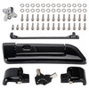 2014-2023 Touring Razor Chopped King Tour Pack Hinges and Latch Kit Black Generic