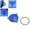 2005-2025 Suzuki DRZ400 DRZ400E DRZ400S DRZ400SE Engine Oil Filter Cover Cap Blue Generic