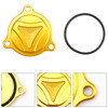2005-2025 Suzuki DRZ400 DRZ400E DRZ400S DRZ400SE Engine Oil Filter Cover Cap Gold Generic