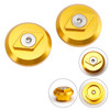 2024-2025 Kawasaki Z EX 500 Ninja Aluminum Frame Plugs Left and Right Gold Generic