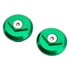 2024-2025 Kawasaki Z EX 500 Ninja Aluminum Frame Plugs Left and Right Green Generic