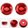 Honda CB150R/ CB250R/ CB300R Aluminum Frame Plugs Left and Right Red Generic