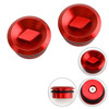 Honda CB150R/ CB250R/ CB300R Aluminum Frame Plugs Left and Right Red Generic