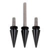 2014-2025 3x Spike Windshield Bolts in Black For Touring Electra Glide Street Glide Generic