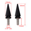2014-2025 3x Spike Windshield Bolts in Black For Touring Electra Glide Street Glide Generic