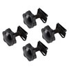 1993-2018 Touring 4 Pack Saddlebag Lock Mounting Theft Deterrent Bolt Screws Black Generic