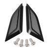 2018-2024 Ducati Panigale V2 V4 CNC Racing Mirror Block Off Blanking Plates Black Generic