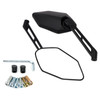 Scooter Moped Motorcycle Rearview Mirrors Left and Right M8 M10 Black Generic