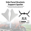 2023-2025 CVO 121 117 Road Glide FLTRXSE Side Panel Brackets Support Spoiler White Generic