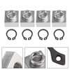 4X Snowmobile Trailer Insert Nut & Snap Ring Kit 04414 03400 For Triton Xt & Lt