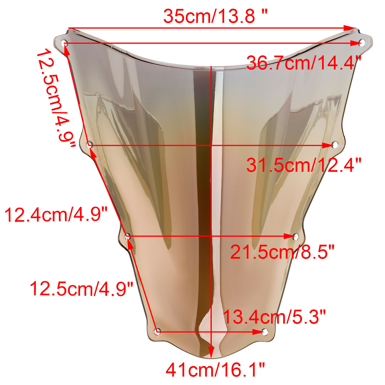 2003-2006 Aprilia RSV1000 Windshield WindScreen White Iridium Generic