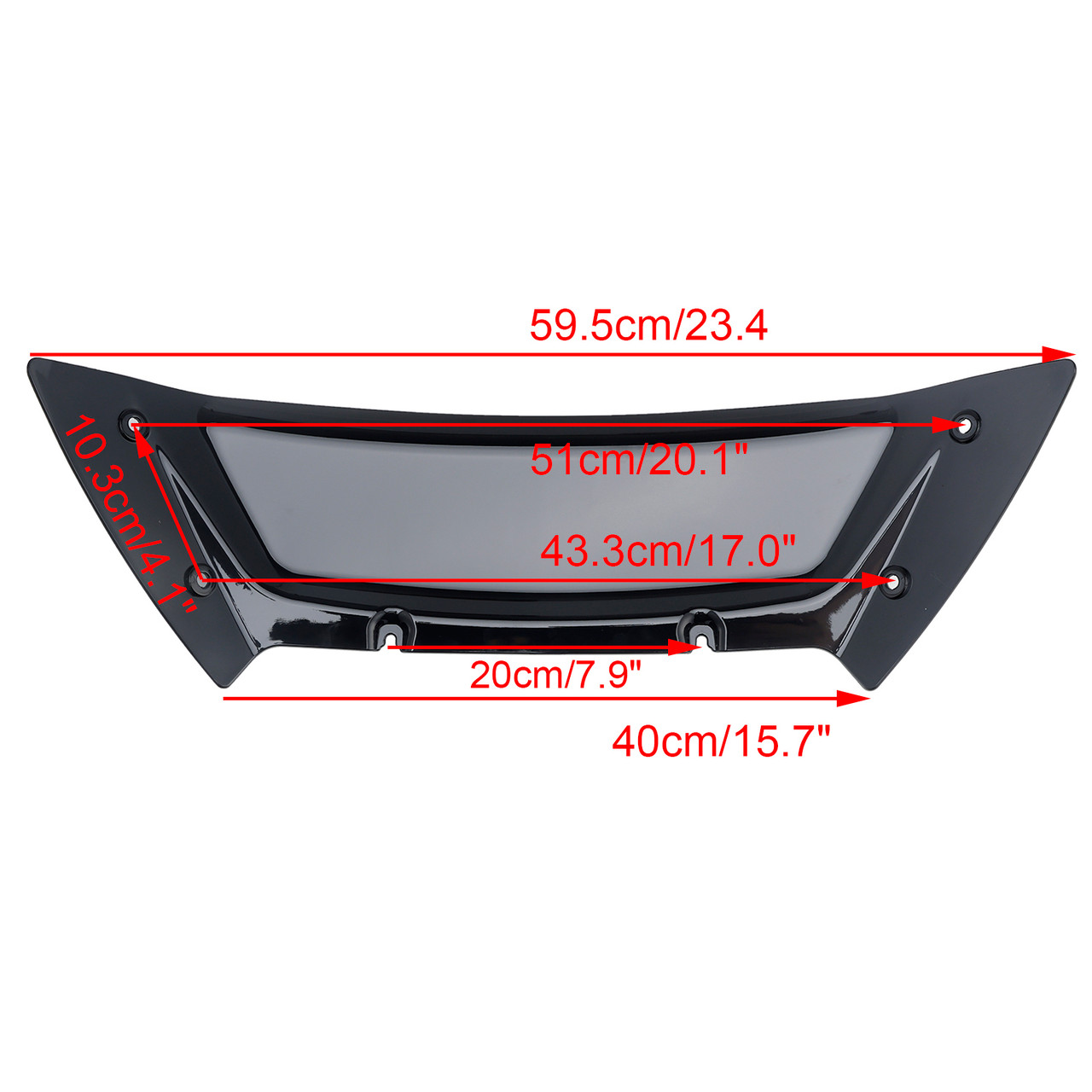 2023-2025 CVO Road Glide FLTRXSTSE ST Windshield WindScreen Black Generic