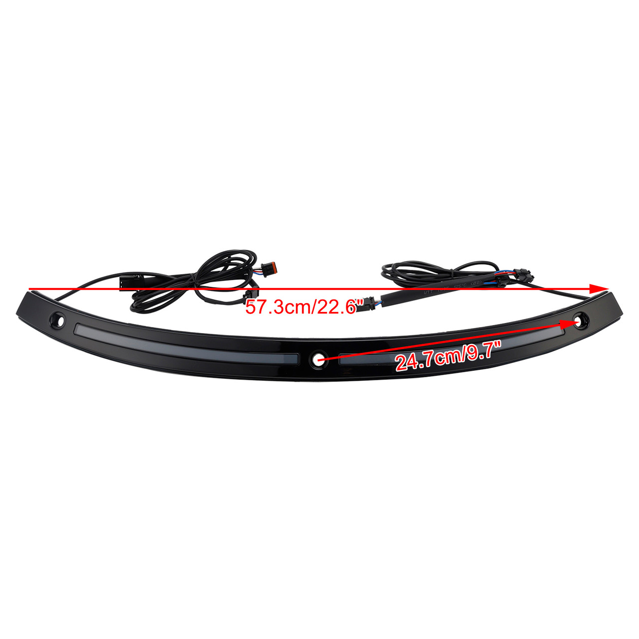 2014+Touring Electra Glide Street Glide Ultra Limited Windshield Trim Black Generic