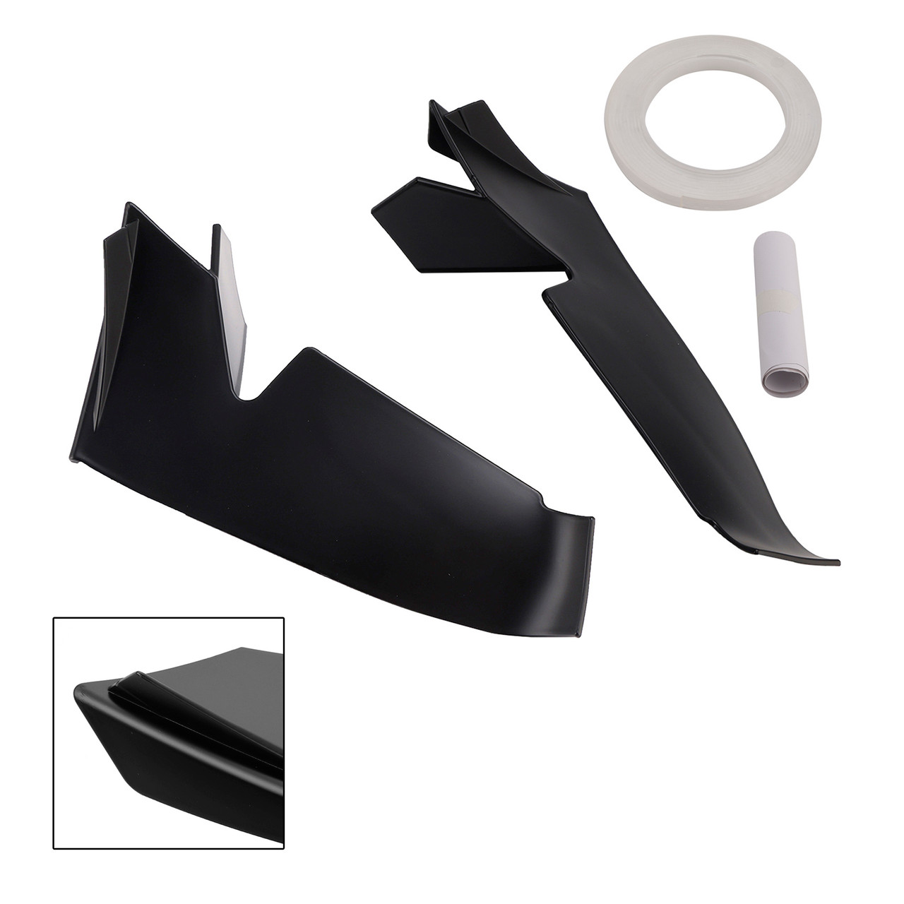 2021-2024 Aprilia RSV4 Front Spoiler Wind Winglets Black Generic