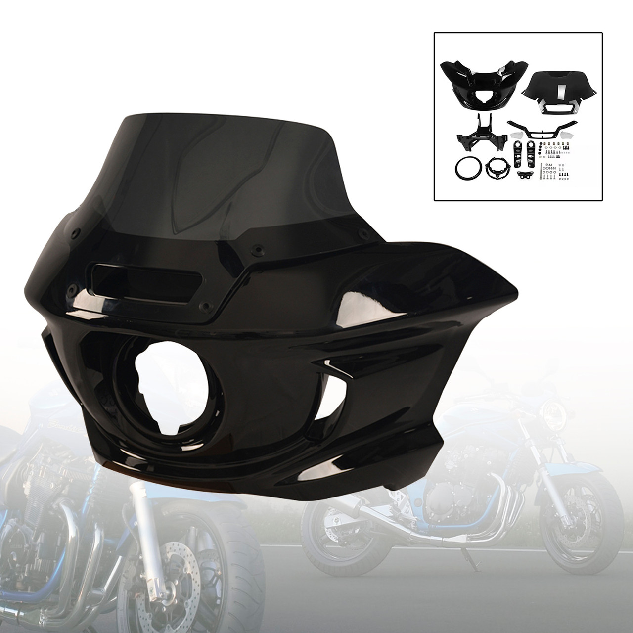 2018-2025 LOW RIDER/ S Headlight Fairing with 6.5" Windshield Generic