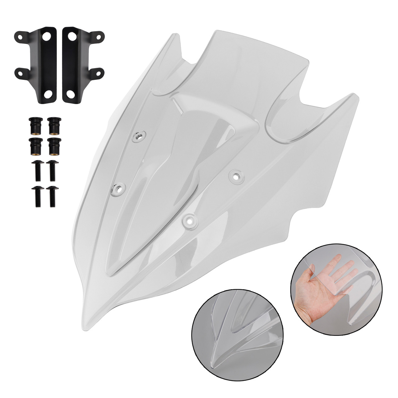 2024-2025 KAWASAKI Z500 Windshield Windscreen Clear Generic