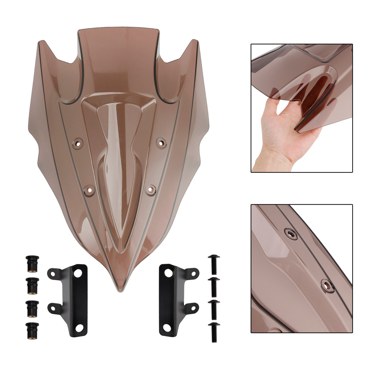 2024-2025 KAWASAKI Z500 Windshield Windscreen Smoke Generic