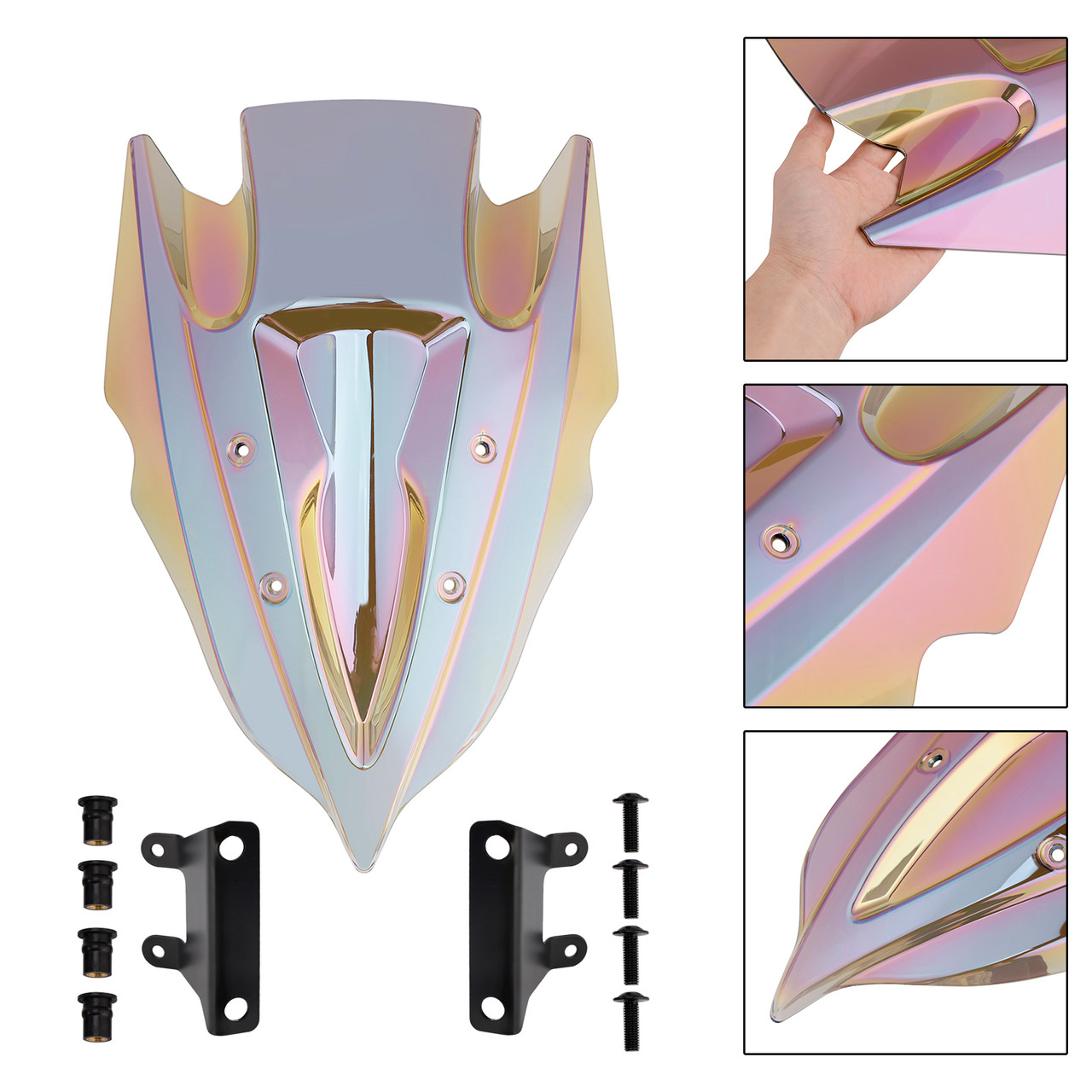 2024-2025 KAWASAKI Z500 Windshield Windscreen White Iridium Generic