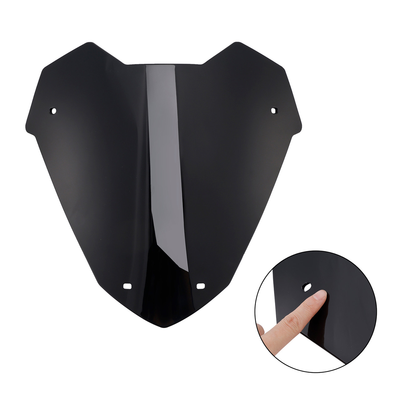 2023-2024 YAMAHA X-MAX 300 Windshield WindScreen Black Generic