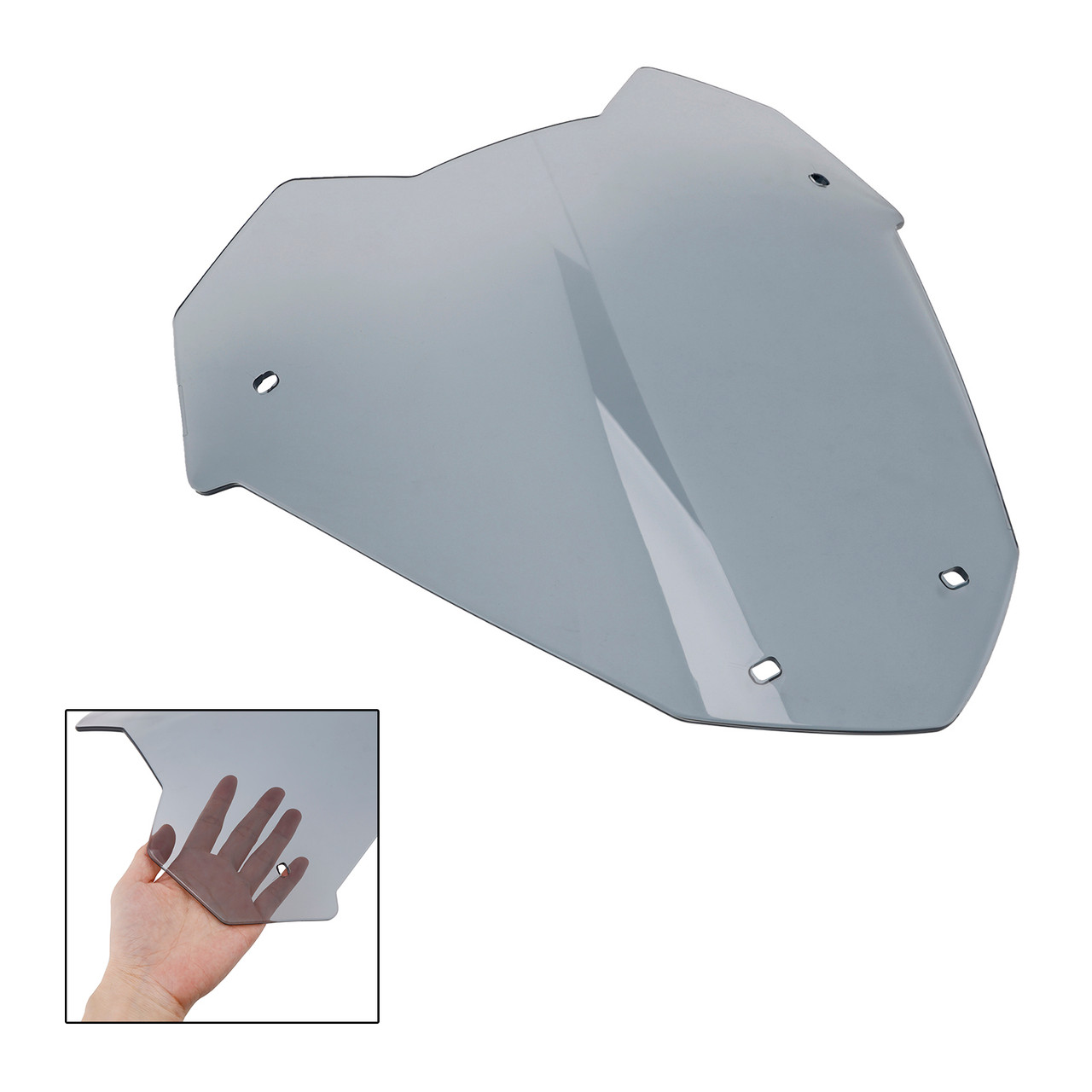 2023-2024 YAMAHA X-MAX 300 Windshield WindScreen Gray Generic