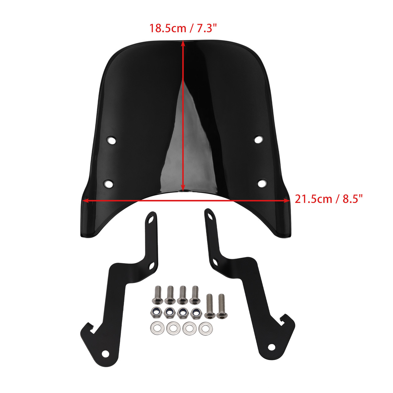 2024-2025 YAMAHA XSR 125 Windshield WindScreen Black Generic