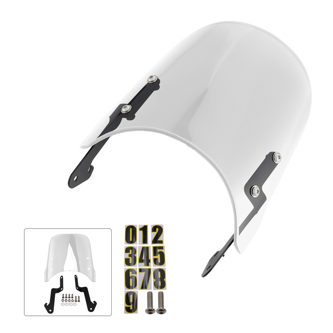 2020-2023 YAMAHA XSR 155 Windshield WindScreen Clear Generic