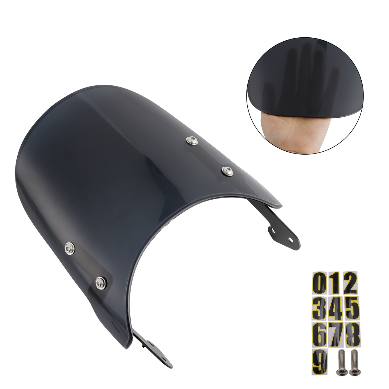 2024-2025 YAMAHA XSR 125 Windshield WindScreen Gray Generic