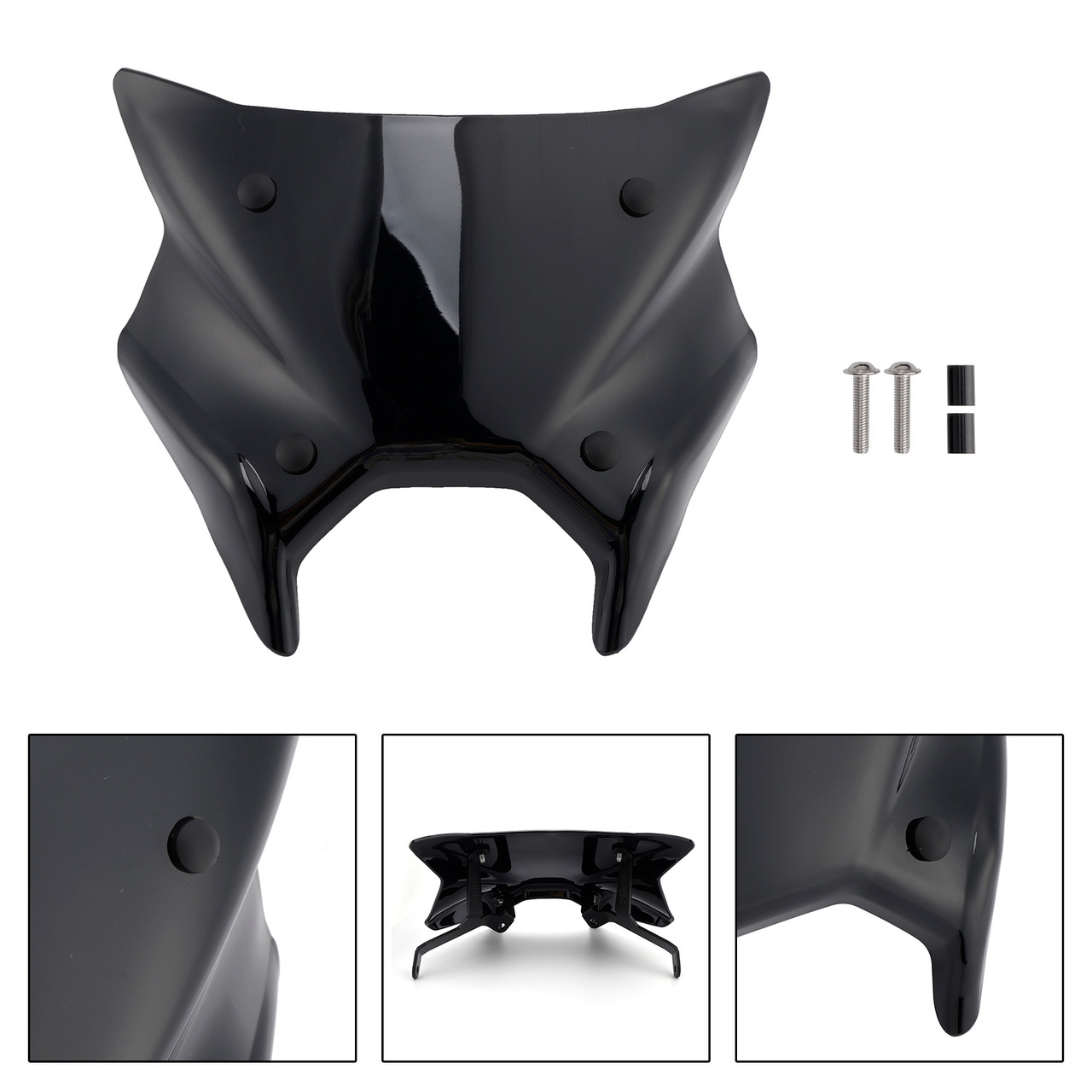 2024-2025 YAMAHA MT-09 MT09 Windshield WindScreen Black Generic