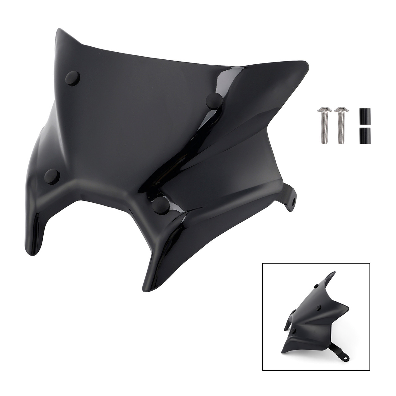 2024-2025 YAMAHA MT-09 MT09 Windshield WindScreen Black Generic