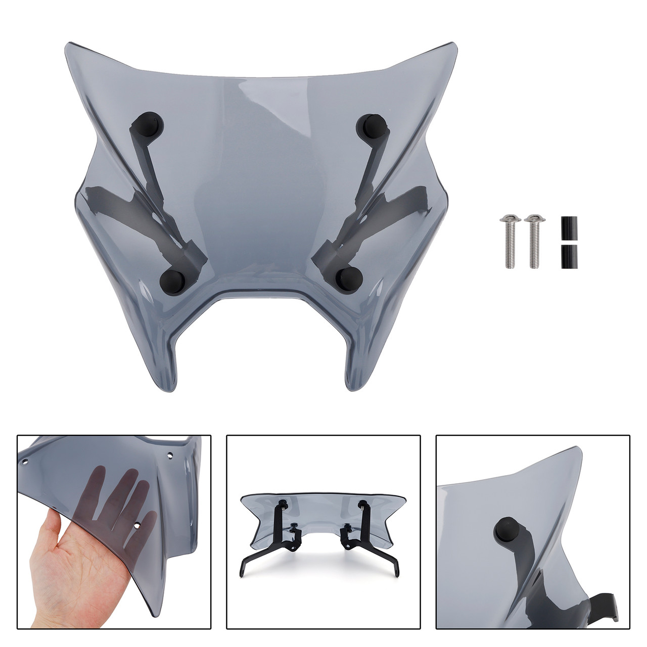 2024-2025 YAMAHA MT-09 MT09 Windshield WindScreen Gray Generic