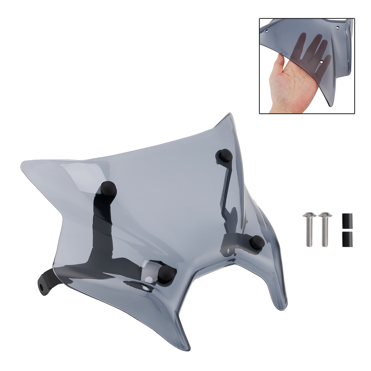 2024-2025 YAMAHA MT-09 MT09 Windshield WindScreen Gray Generic