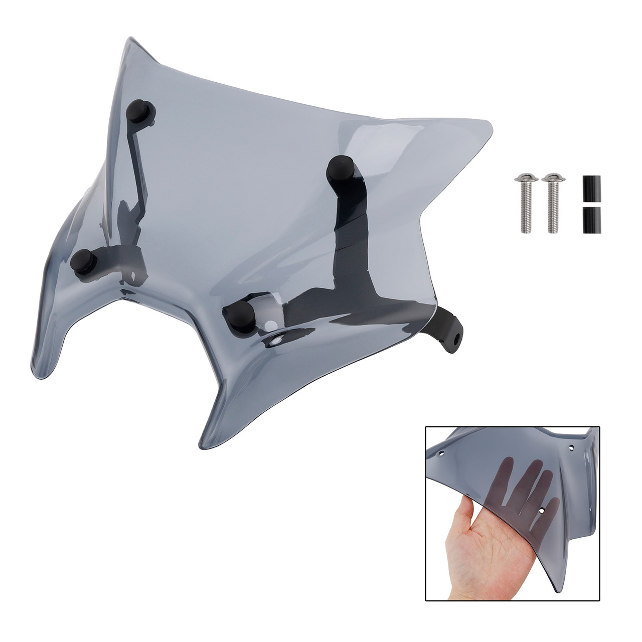 2024-2025 YAMAHA MT-09 MT09 Windshield WindScreen Gray Generic