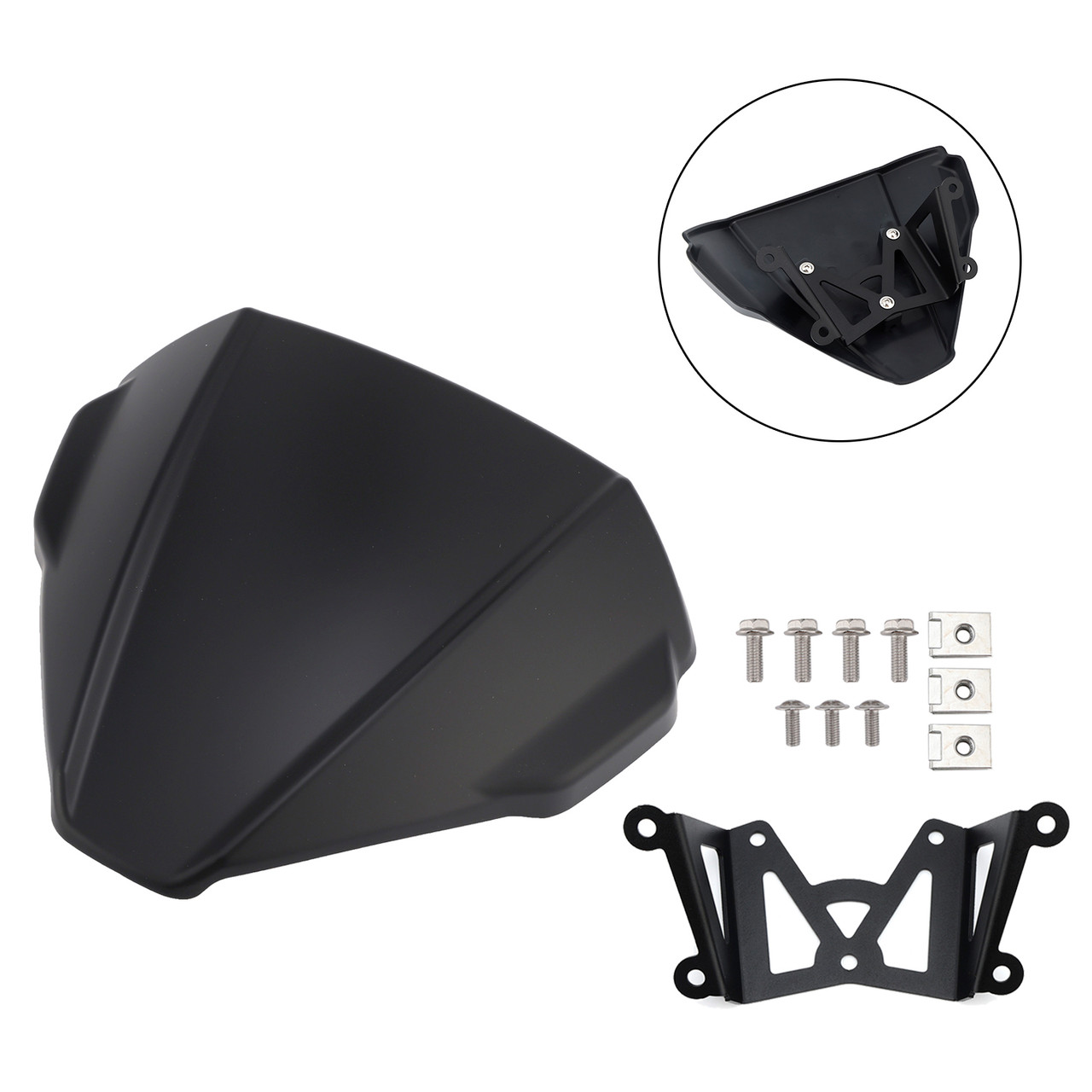 2021-2023 YAMAHA MT-09 MT09 Windshield WindScreen Black Generic