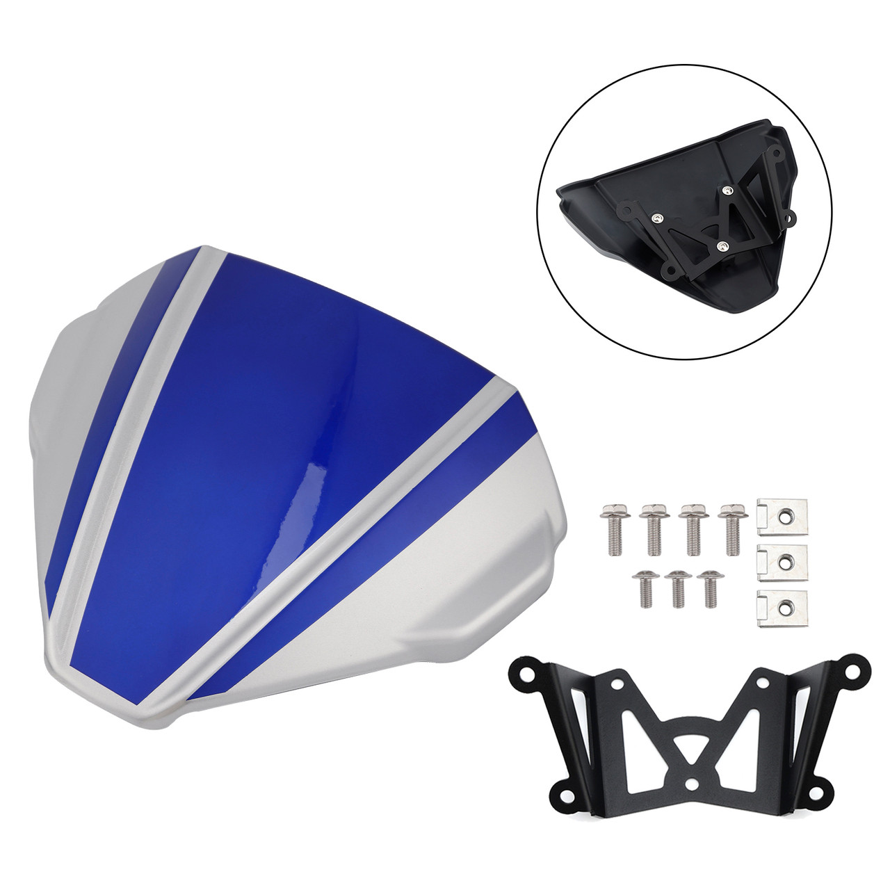 2021-2023 YAMAHA MT-09 MT09 Windshield WindScreen Blue Generic