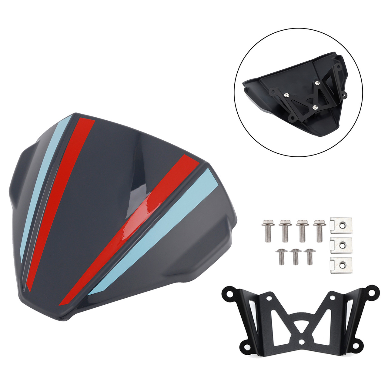 2021-2023 YAMAHA MT-09 MT09 Windshield WindScreen Gray Generic