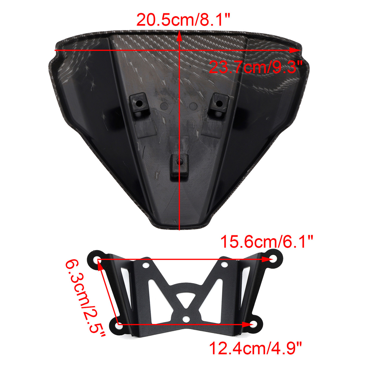 2021-2023 YAMAHA MT-09 MT09 Windshield WindScreen Simulated carbon Generic