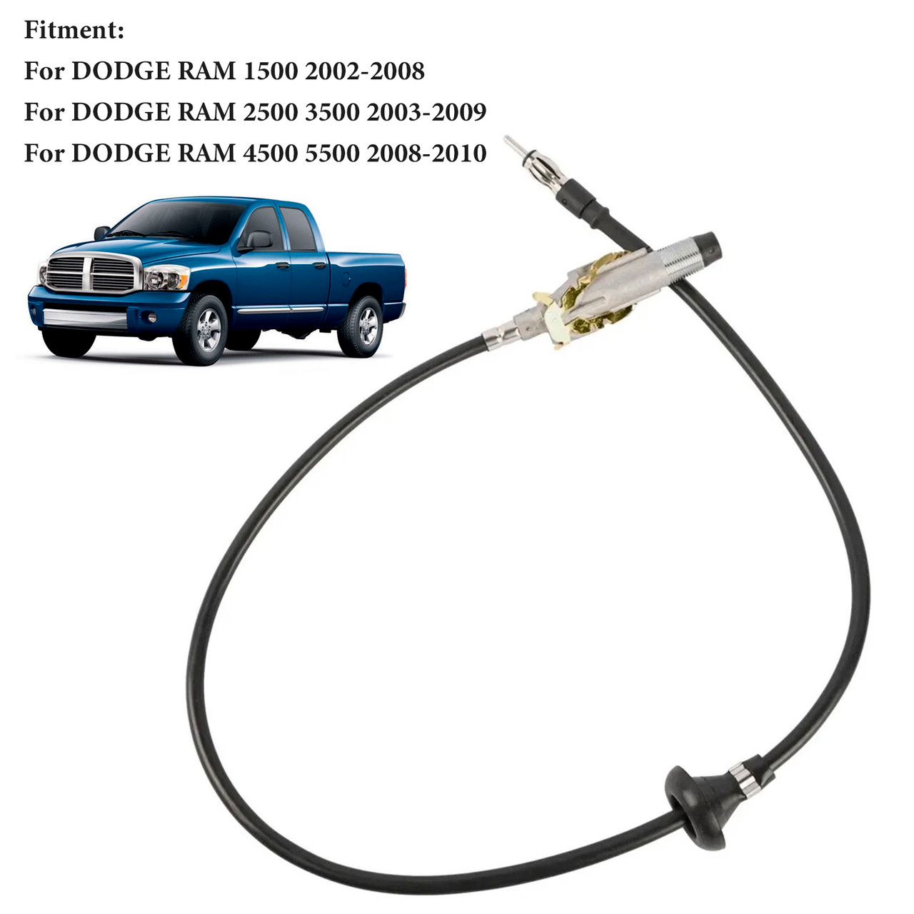 2002-2010 DODGE RAM 1500 2500 3500 4500 5500 Radio Antenna Body Replacement 56043089AD Generic