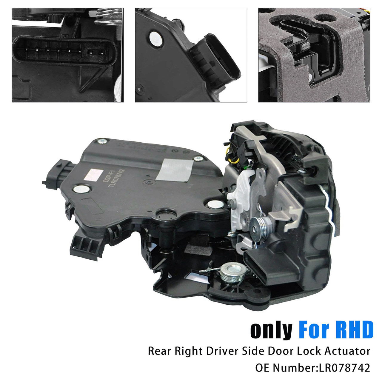 2014-2022 Land Rover Range Rover Sport Rear Right Side Door Lock Actuator LR078742 Generic