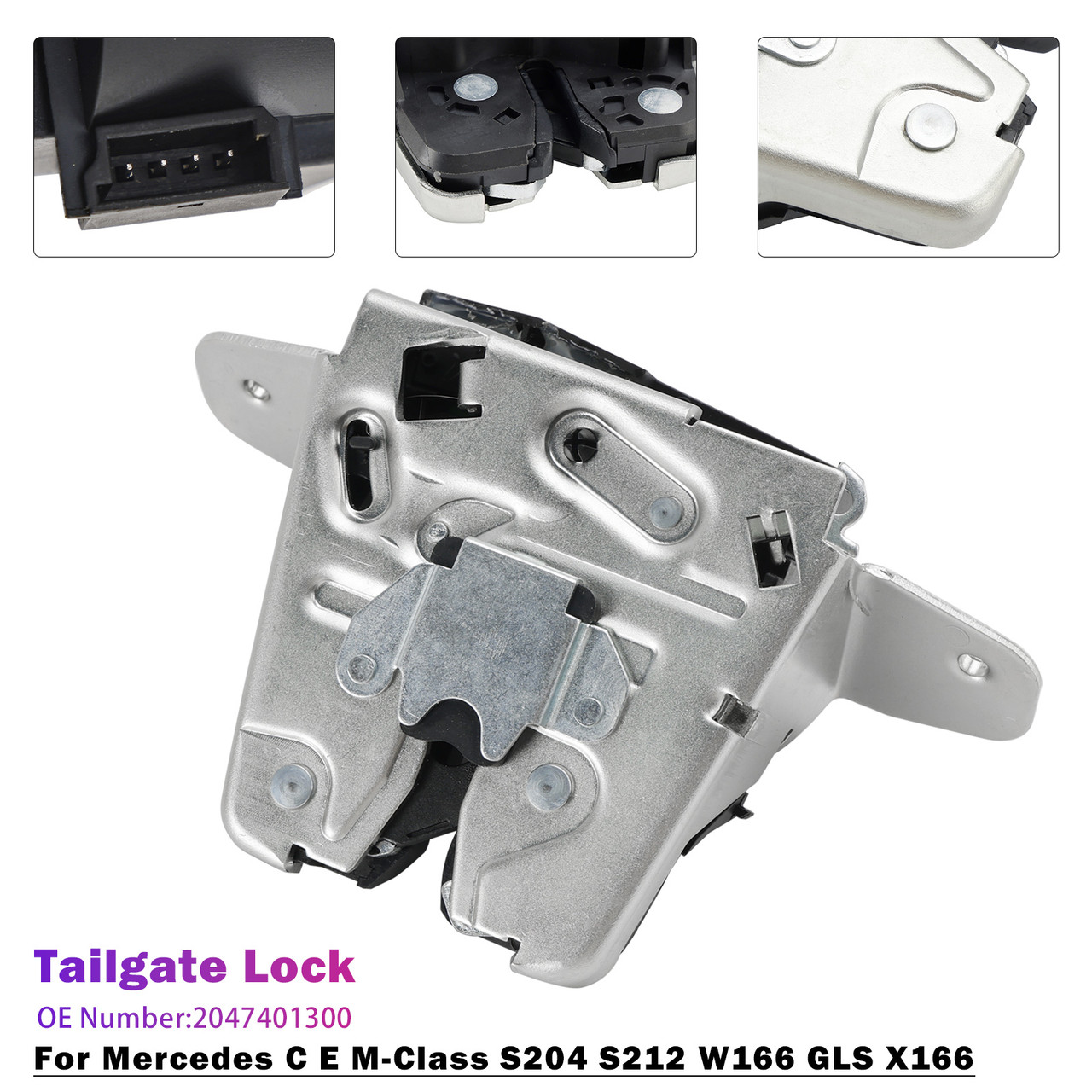 Mercedes C E M-Class S204 S212 W166 GLS X166 Tailgate Lock 2047401300 Generic