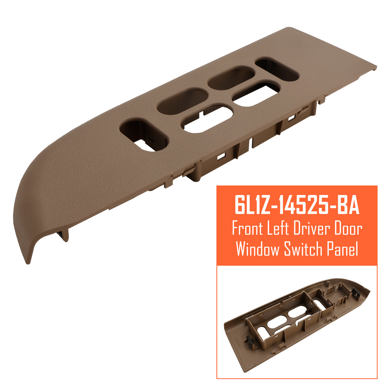 2003-2006 Ford Expedition Front Left Driver Door Window Switch Panel 6L1Z-14525-BA Generic