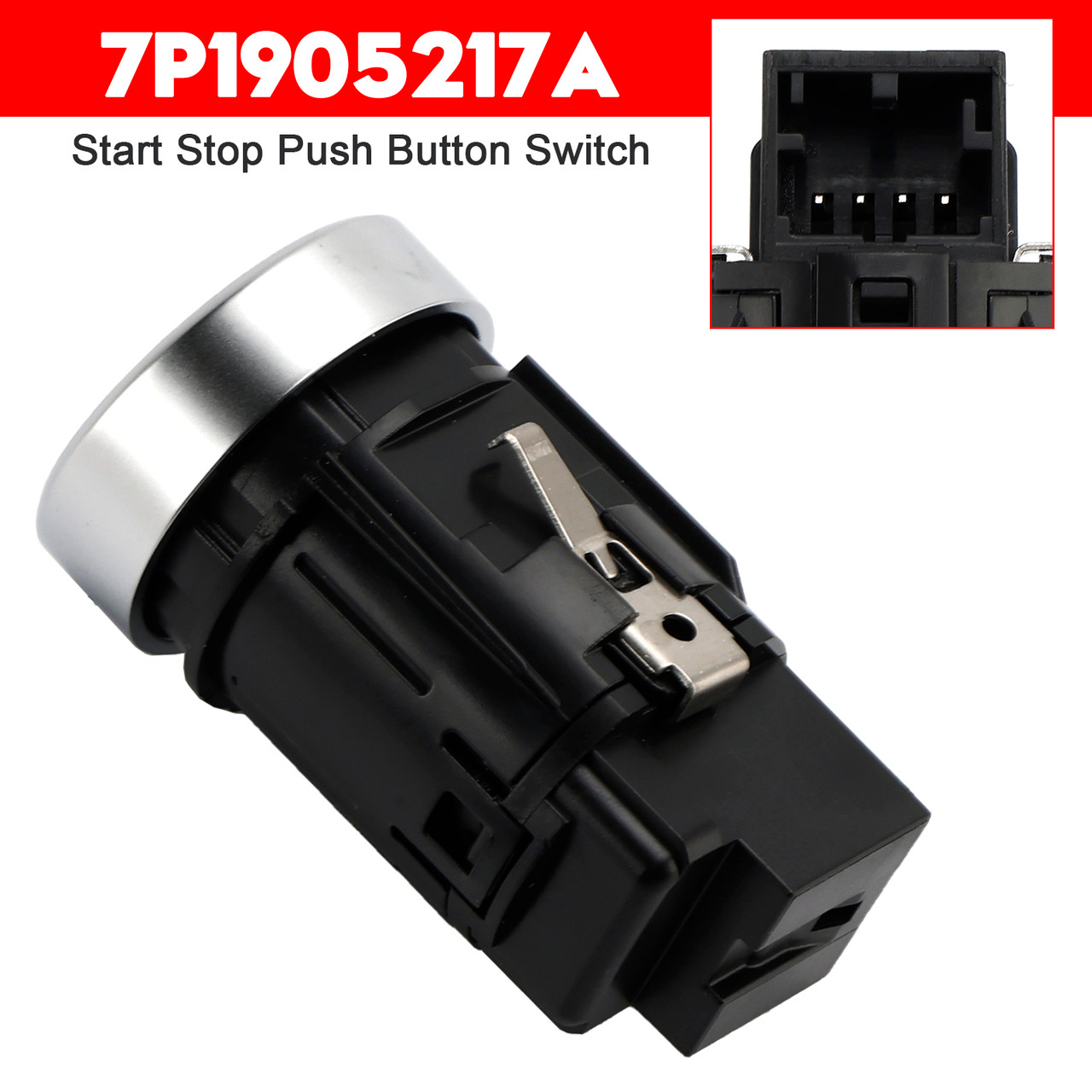 2011-2014 Volkswagen Touareg Start Stop Push Button Switch 7P1905217A Generic