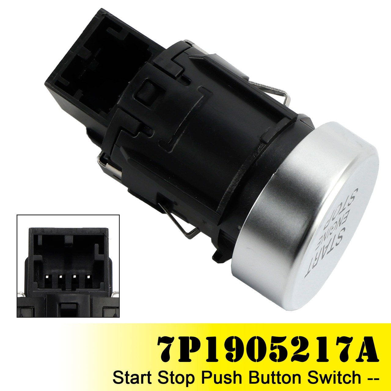 2011-2014 Volkswagen Touareg Start Stop Push Button Switch 7P1905217A Generic