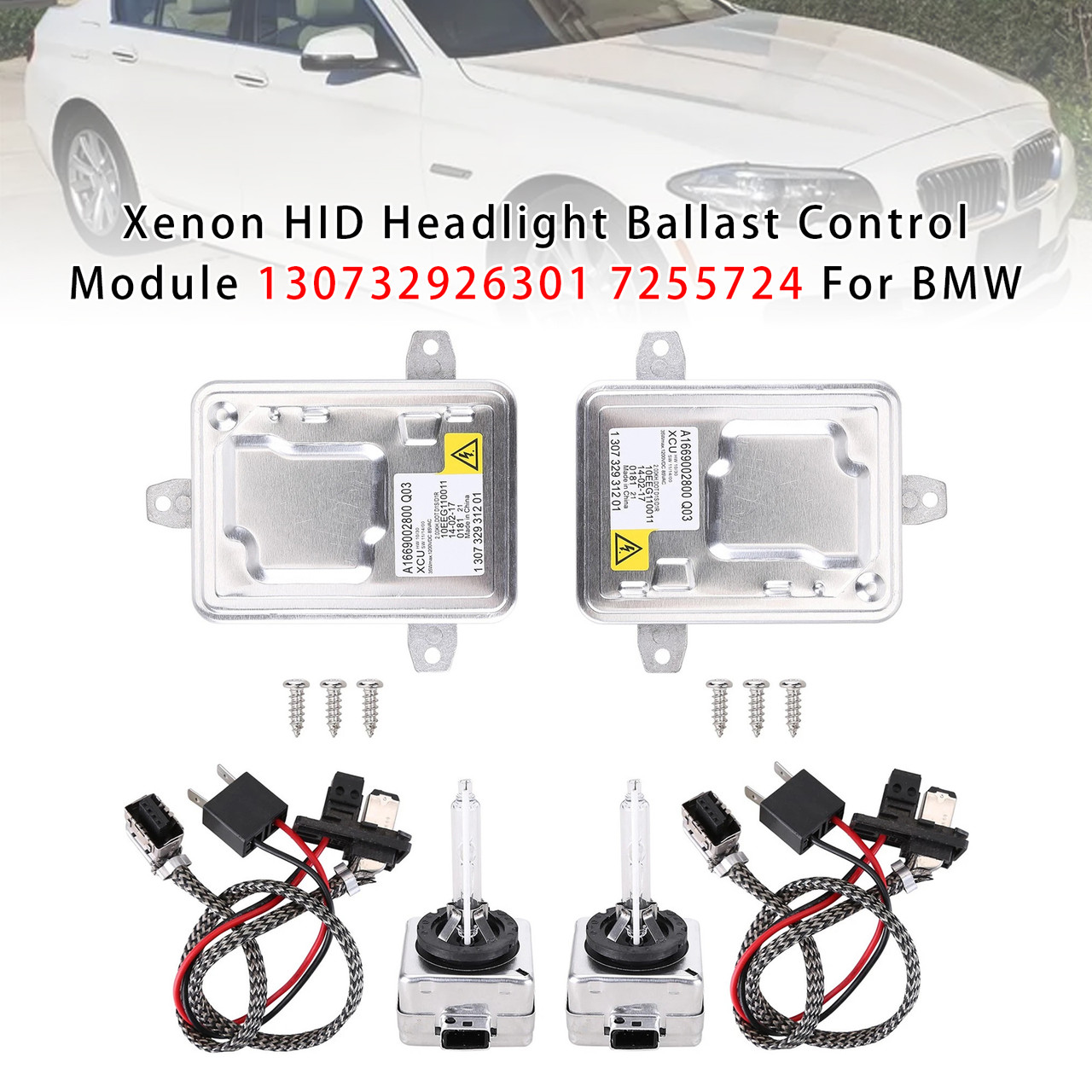 2014-2016 BMW X3 X4 X5 X6 Z4 Xenon HID Headlight Ballast Control Module 130732926301 7255724 Generic