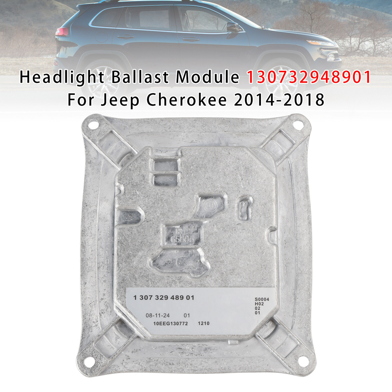 2014-2018 Jeep Cherokee Headlight Ballast Module 130732948901 Generic