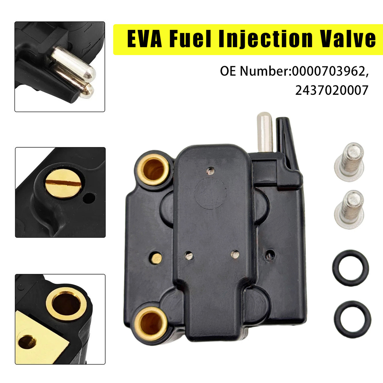 1981-1993 Mercedes 190E 260E 300E 00SE 560SL 300SL Fuel Injection Electro Hydraulic Actuator Valve 0000703962 Generic