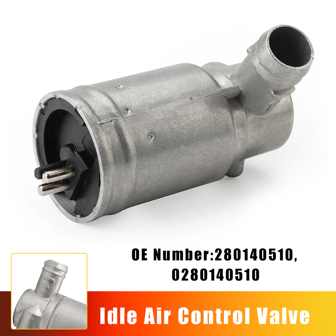 1986-1993 Mercedes-Benz 190E 260E 300CE E SE S SEL TE 500SL Idle Air Control Valve 280140510 Generic