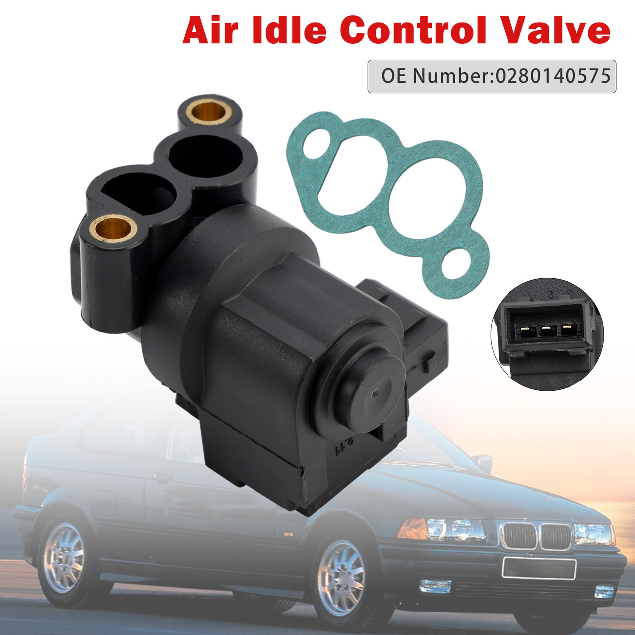1999-2005 BMW 3 Series Z3 Idle Regulator Idle Actuator 0280140575 Generic