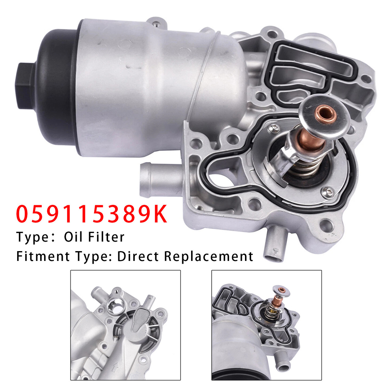 2010-2018 Audi A4 A5 A6 A7 A8 3.0T Diesel Oil Filter Housing Oil