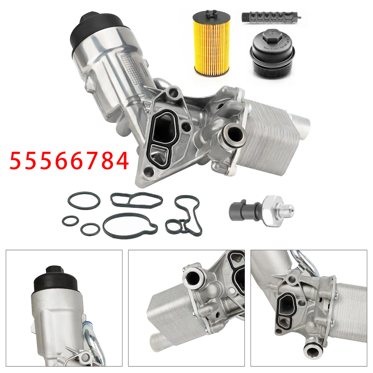2014-2020 Buick Encore 1.4L L4 Oil Filter Housing Oil Cooler
