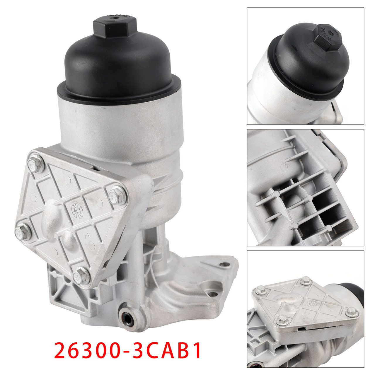 2012-2018 KIA Cadenza Sedona Sorento Aluminum Engine Oil Filter Housing 26300-3CAB1 Generic